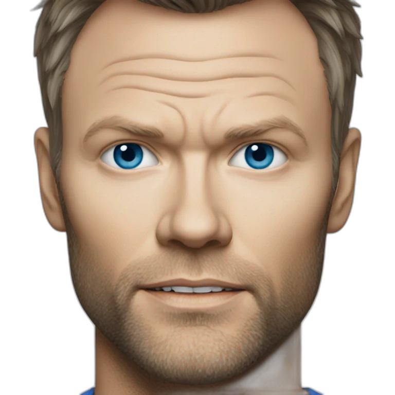 Joel McHale blue/grey eyes emoji