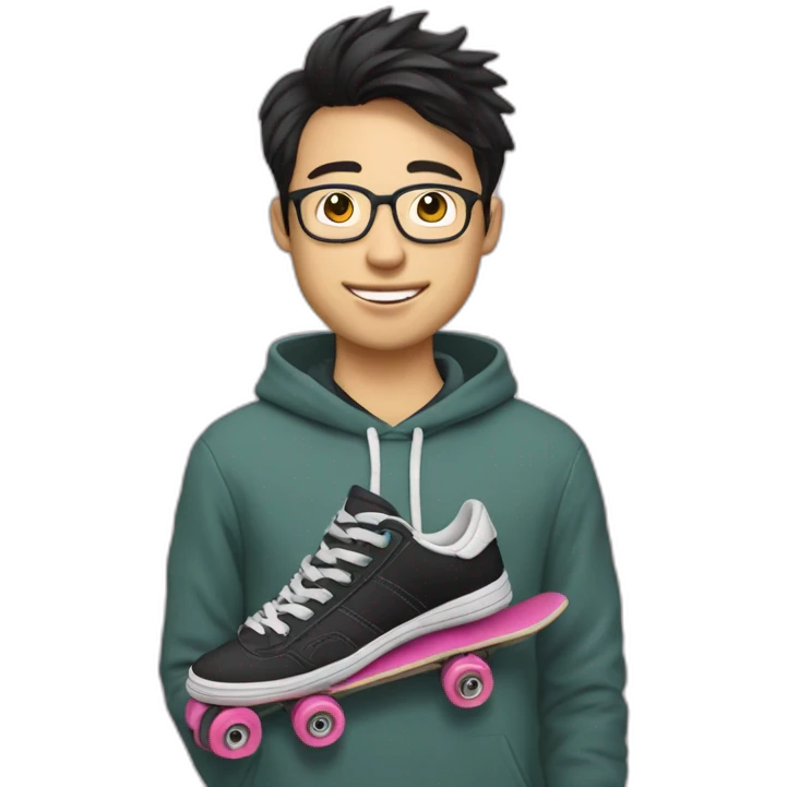 Yann garin chinese video maker with skate emoji