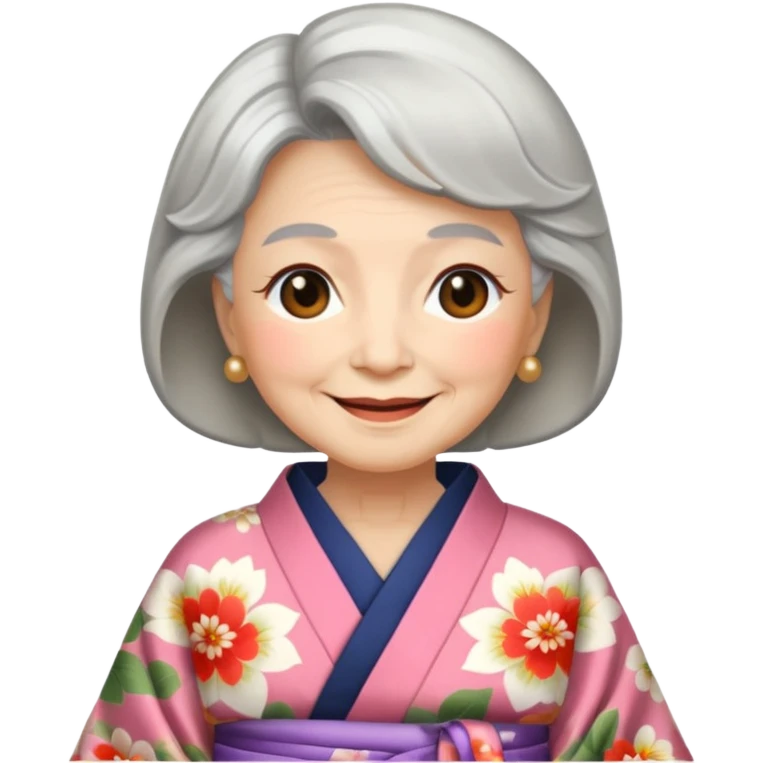Grandma kimono emoji
