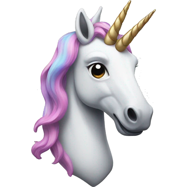 Stoned unicorn emoji