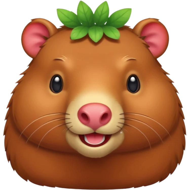 Strawberry Capybara emoji