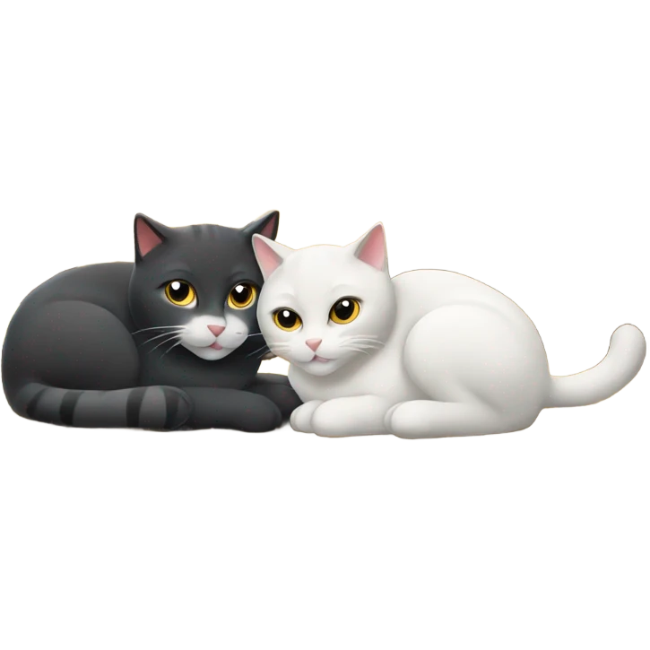  Cats hanging out in a barn emoji