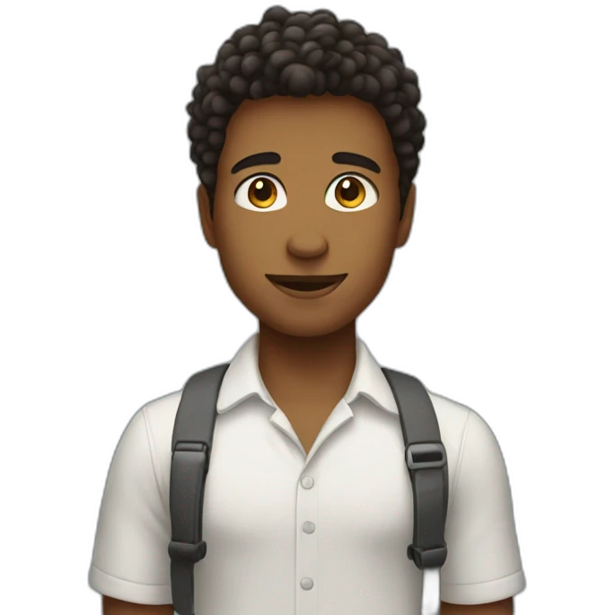 Smart boy saying you are looking beautiful  emoji
