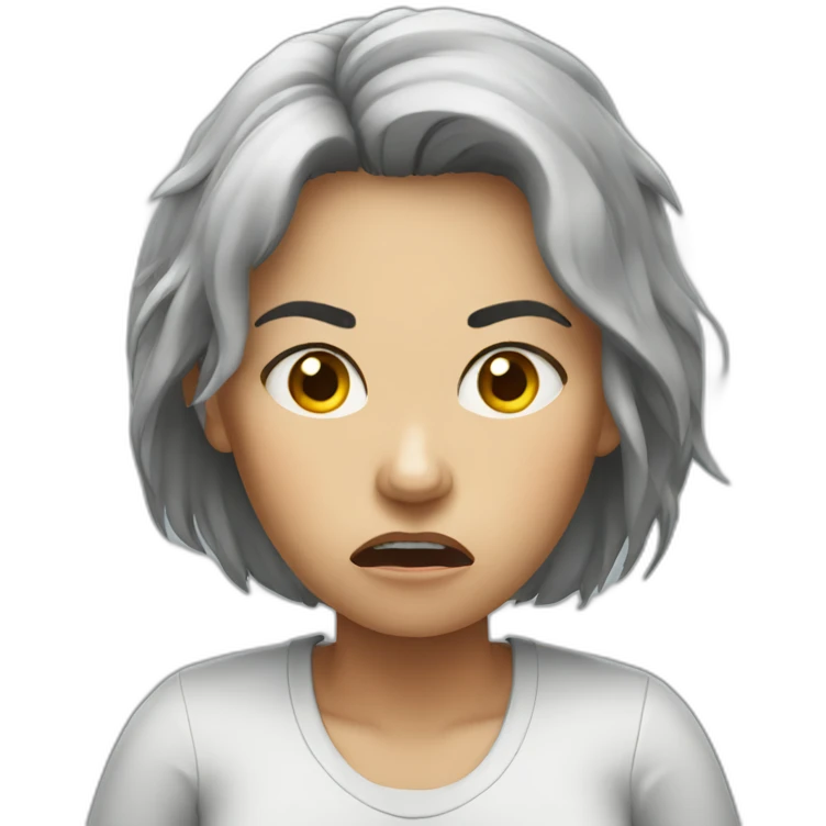 Angry woman emoji