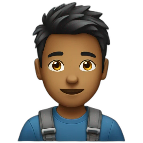 boy do graphic design emoji