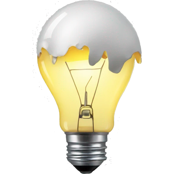 broken bulb emoji
