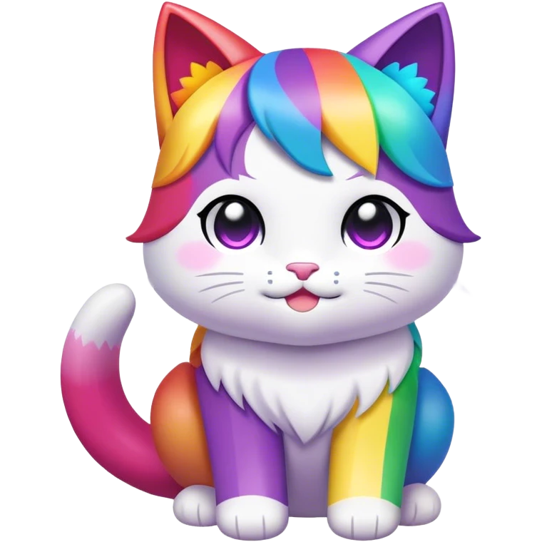 Aphmau toys called meemeows rainbow edition emoji