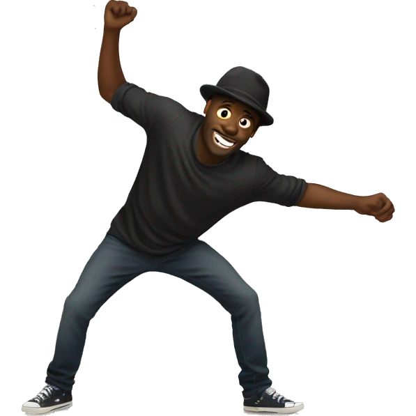 black man twerking emoji