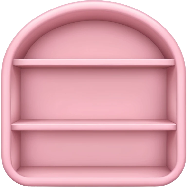 babypink shelf with rounded edges emoji