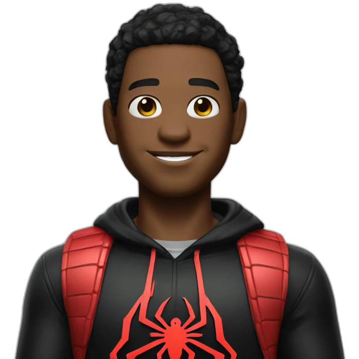 Miles morales full figure emoji