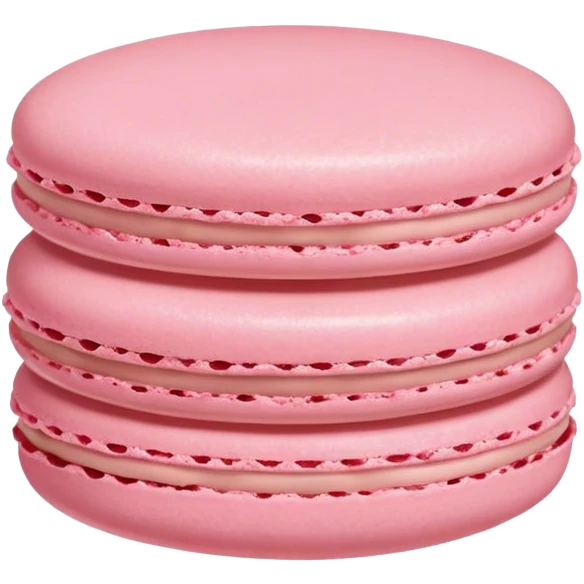 Light pink macaron emoji