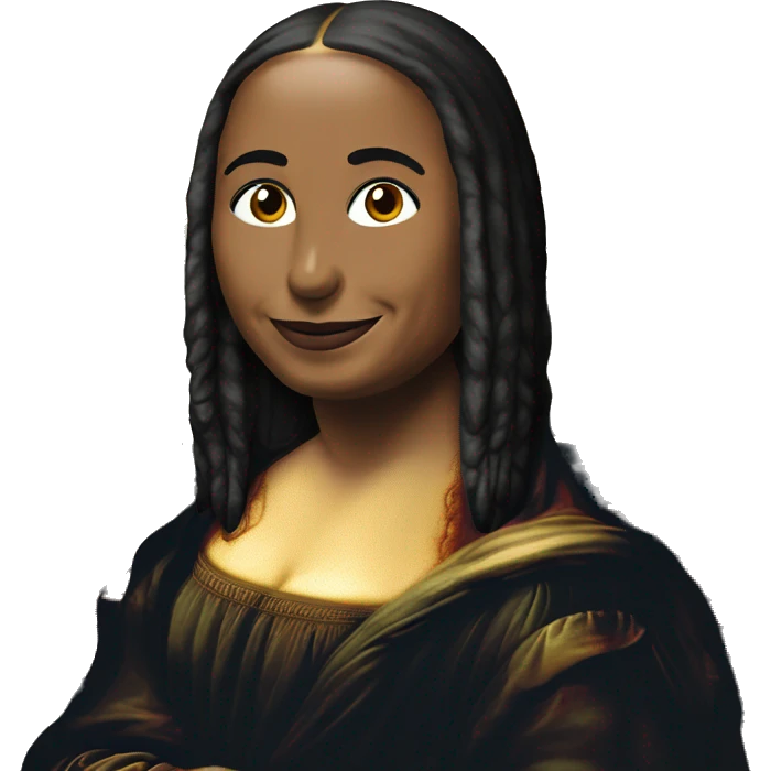 the Mona Lisa emoji