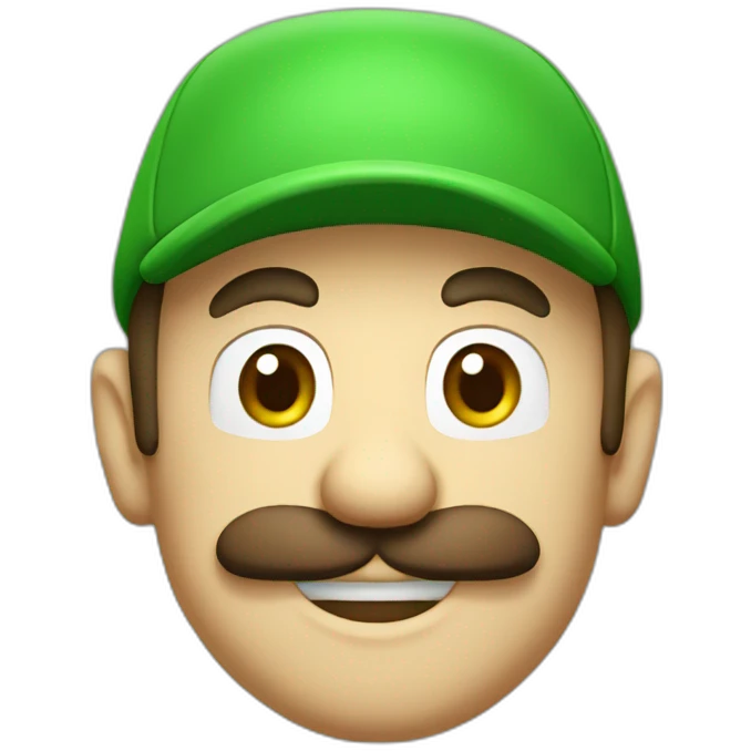 luigi head emoji