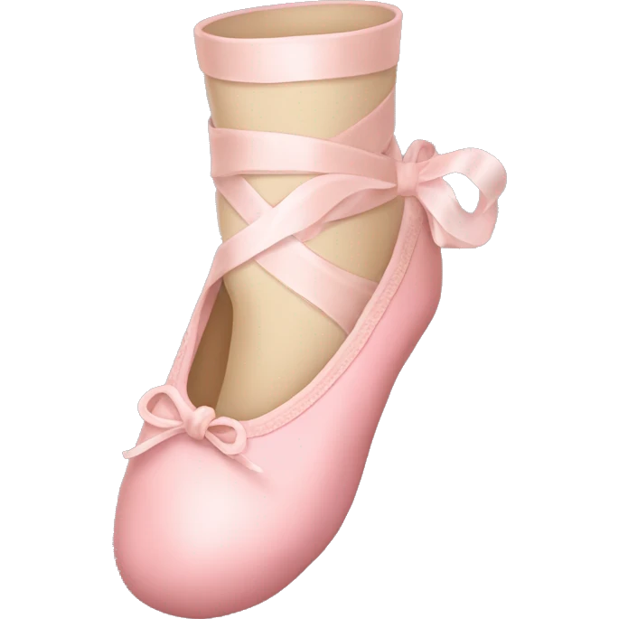 Create a pink-beige heart like the color of the ballet toe shoes. emoji