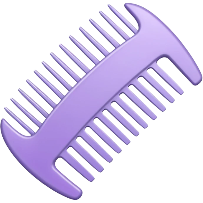 light lilac comb emoji