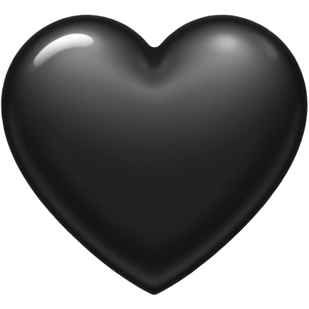 Corazón  negro emoji