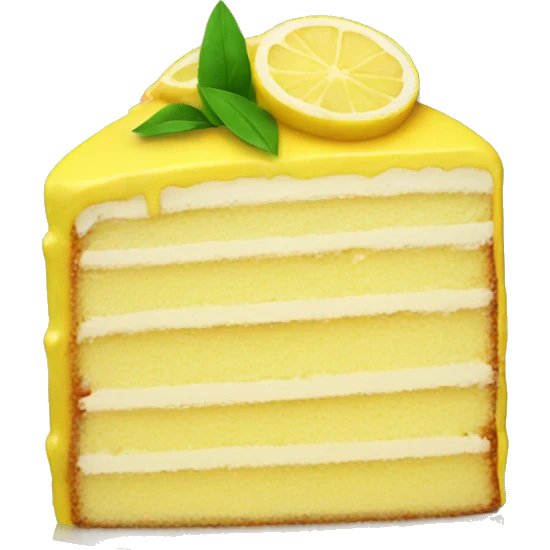 Lemon cake emoji