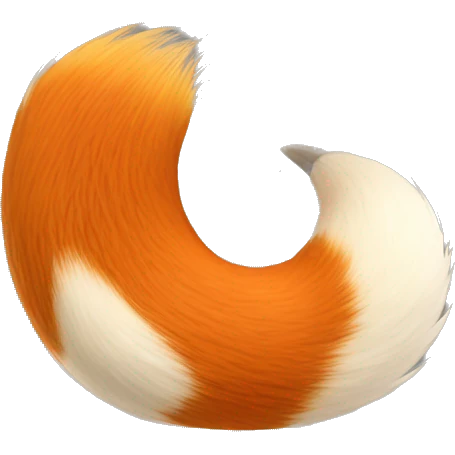 Fox tail emoji