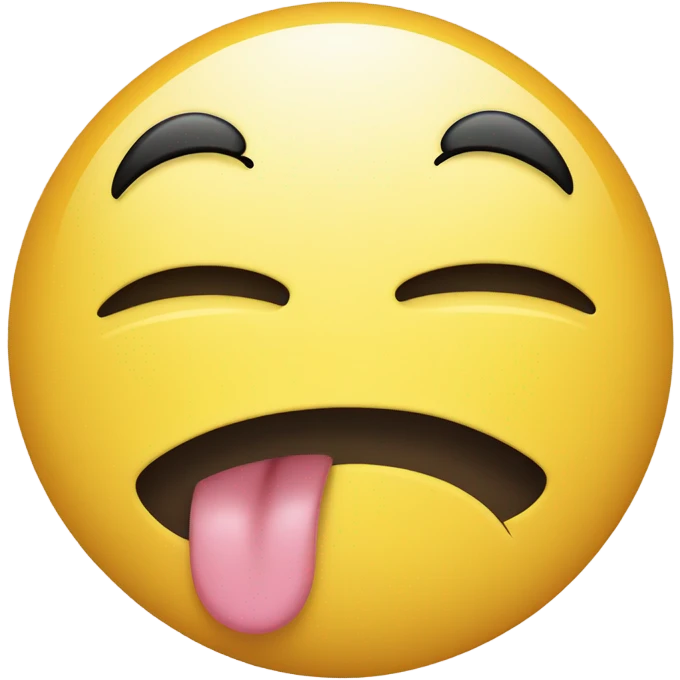 Tongue poking at cheek emoji  emoji