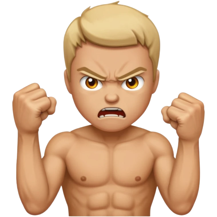 Angry face with fists  emoji