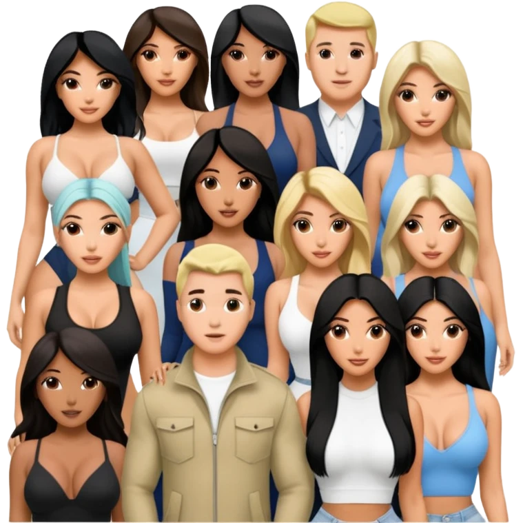 Josh King Madrid JetSet, Tefi Valenzuela, Ana Cheri, Valeria Orsini, Timiree, Kim Kardashian , Kylie Jenner, Narmin Assira, Jamie Maelani, Ashley Flores, Dan Fleyshman, DanielG, Shelby Sapp🔥🔥🔥 emoji
