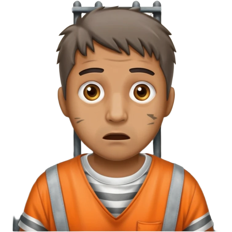 surprised prisoner emoji