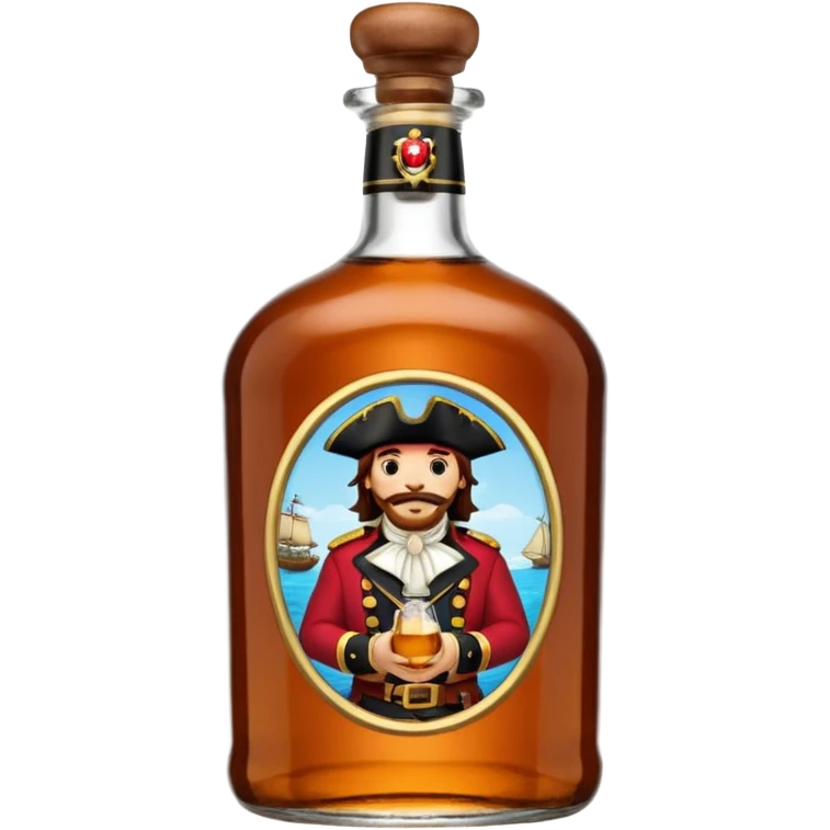Bouteille de Captain Morgan, 1 l emoji
