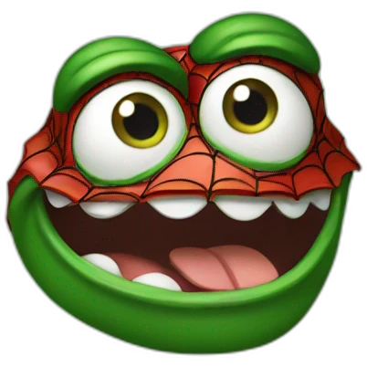 pepe the frog spider man emoji