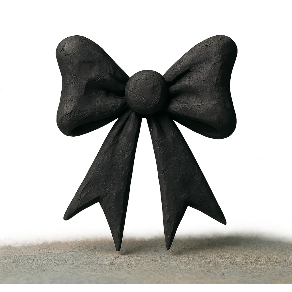 gothic bow emoji