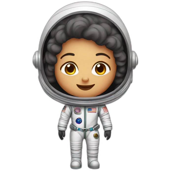 astronauta rosa emoji