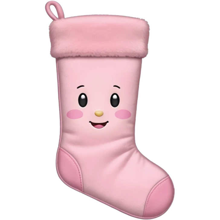 an aesthetic baby pink  christmas  emoji