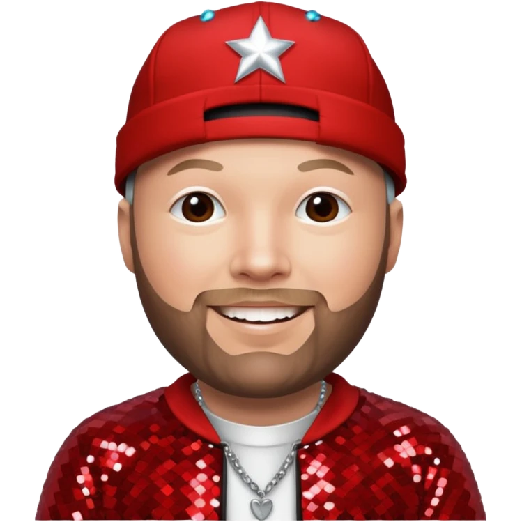 Fred Durst with red sequin outfit emoji