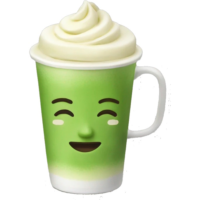 Matcha latte  emoji