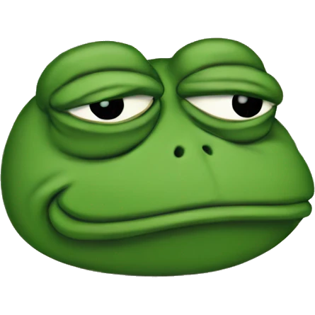 sad pepe frog emoji