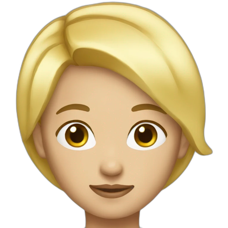 PERSON FOCUSED BLOND SHORT HAIR emoji
