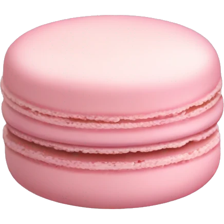 Light pink macaron emoji
