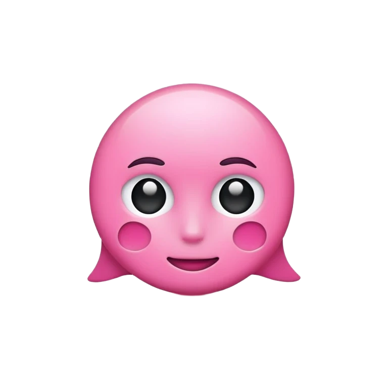 Pink emoji