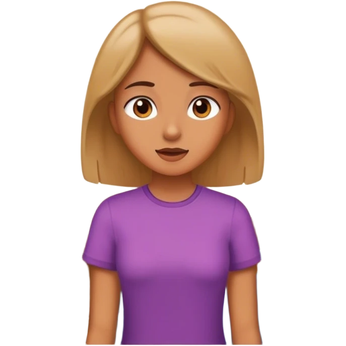 Girl talking in her roomm emoji