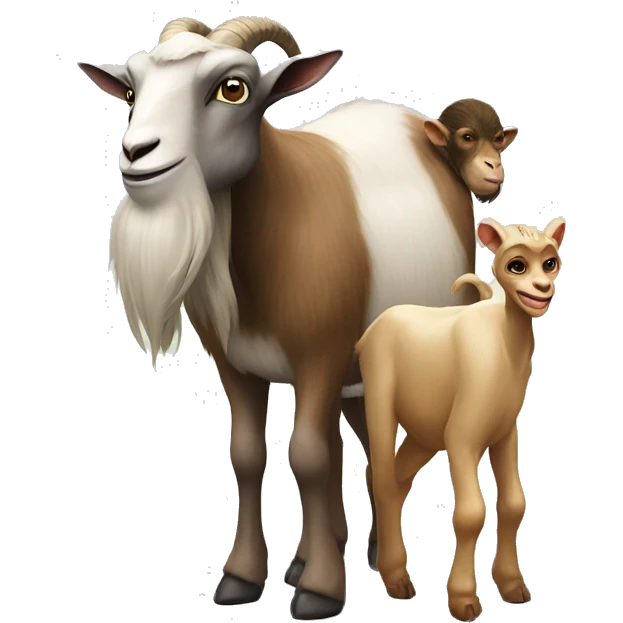 goat and monkey emoji