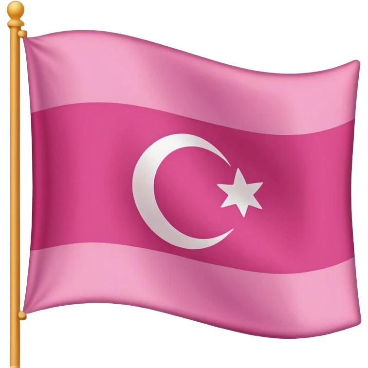 Pink flag emoji emoji