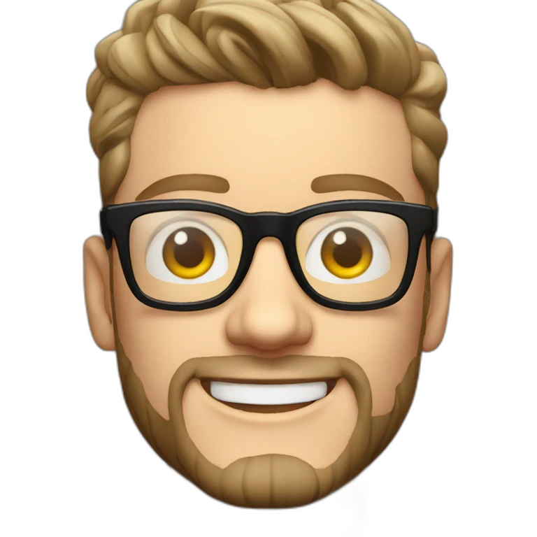 justin timberlake in glasses emoji