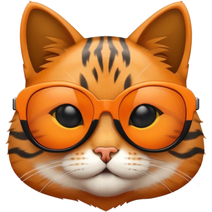 Cat wearing sunglasses emoji