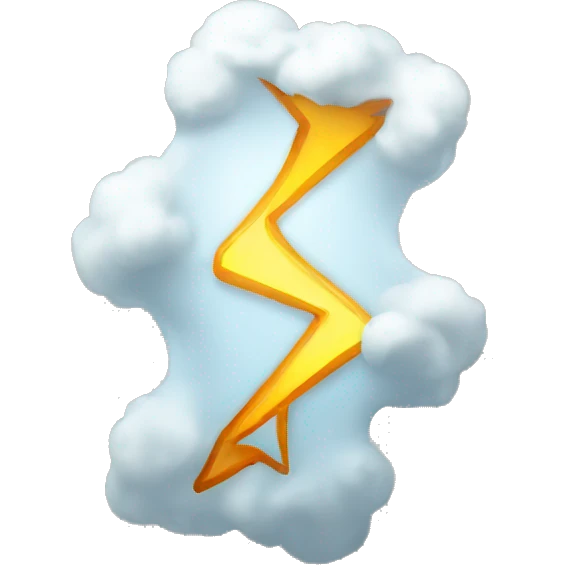 energy flash emoji