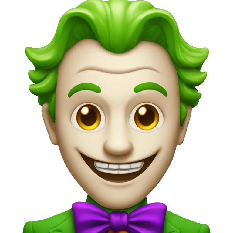 Joker qui joue au poker  emoji