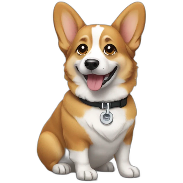 disabled corgi emoji