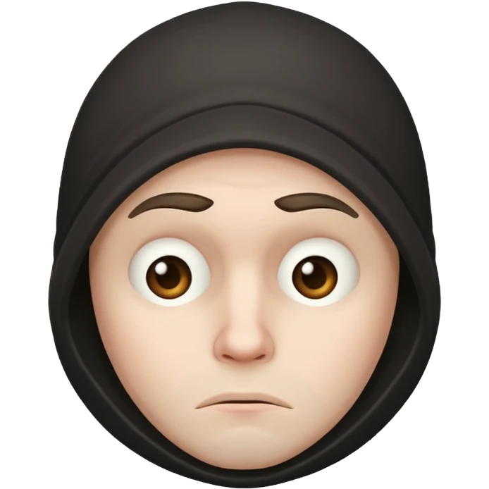 sad robber emoji