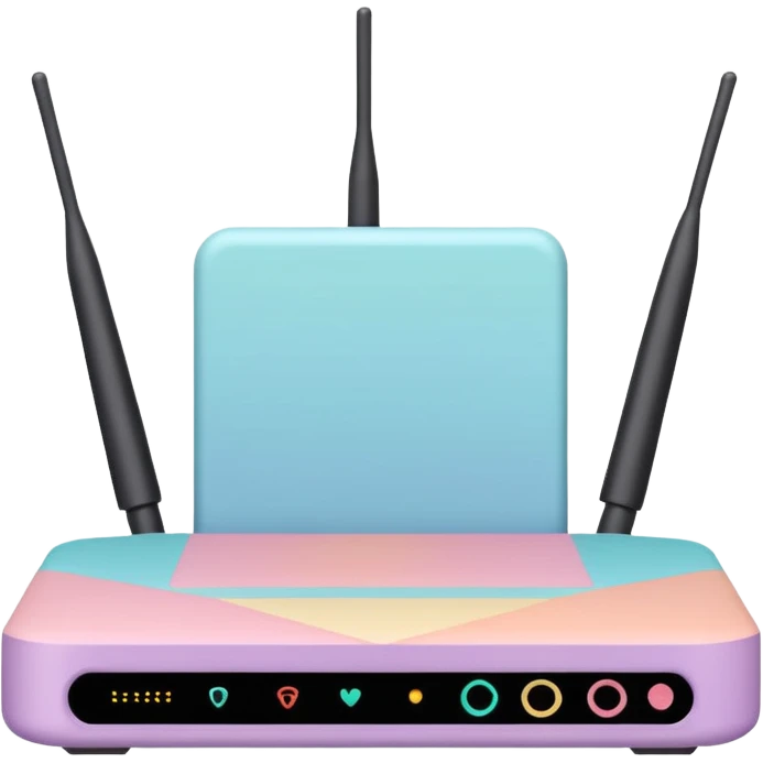 Can you make the AI LLM model router more abstract with pastel colors? emoji
