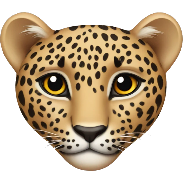 Leopard heart emoji
