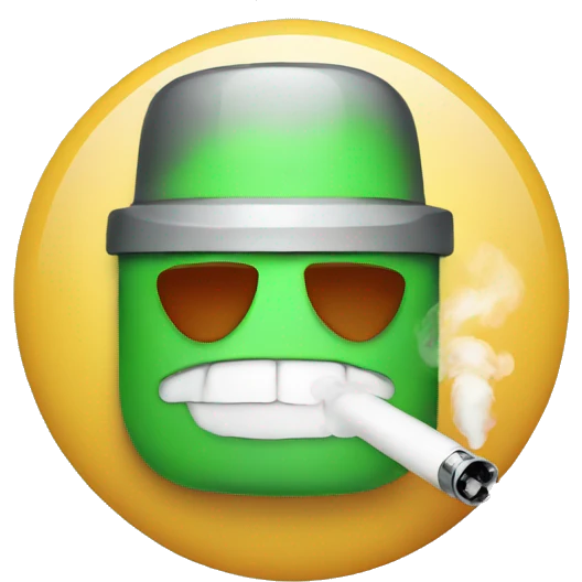 flat nicotine vape emoji