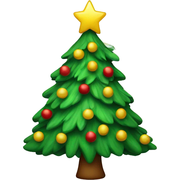Xmas tree emoji